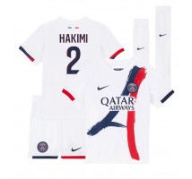 Paris Saint-Germain Achraf Hakimi #2 Koszulka Wyjazdowa dzieci 2024-25 Krótki Rękaw (+ krótkie spodenki)